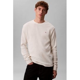 Calvin Klein Jeans | LV040EM217 Badge Logo Waffle Full Sleeve Top