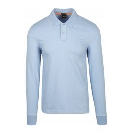 Hugo Boss 7704 Passerby Cotton Pique Long Sleeve Polo Top