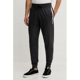 Boss 50545565 Authentic Cotton Lightweight Stripe Jogger - Black