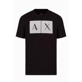 Armani Exchange | AX 8NZTCK Mesh Style Logo Design Half Sleeve T-Shirt