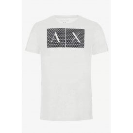 Armani Exchange | AX 8NZTCK Mesh Style Logo Design Half Sleeve T-Shirt