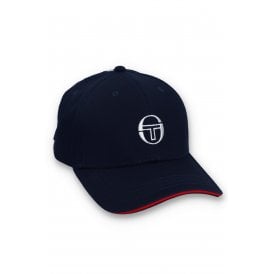 Sergio Tacchini | Cortona 1267 Peaked Contrast Double Back Stripe Baseball Cap