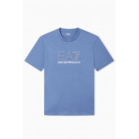 EA7 | Emporio Armani 7M001307 AF10375 Visibility Contrast Logo Half Sleeve T-Shirt
