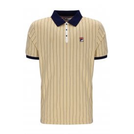 Fila Vintage BB1 LM1839AT Classic Striped Polo T-Shirt