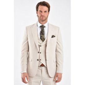 CB Napless Tailored Slim Fit Smooth Textured Blazer