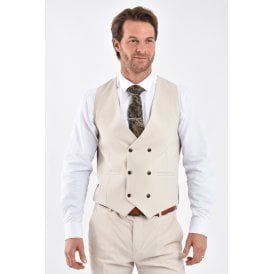 CB Napless Tailored Slim Fit Smooth Textured Waistcoat