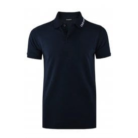 EA7 | Emporio Armani EM000571 AF20425 Beachwear Cotton Pique Brand Collar Print Polo T-Shirt