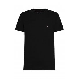 Tommy Jeans | DM04411 Slim Fit Small Flag Logo Cotton Half Sleeve T-Shirt
