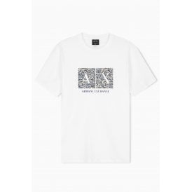 Armani Exchange | AX XM003100 AF10356 Camo Style Logo Design Half Sleeve T-Shirt