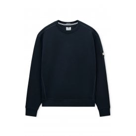 Weekend Offender SW3A21 Thunder Cotton Jersey Crew Neck Sweat Top