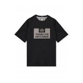Weekend Offender TS1B15 Shevchenko Logo House Check Print Half Sleeve T-Shirt