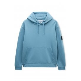 Weekend Offender 3B07 Oulton Relaxed Fit Hood Top - Peruvian Blue