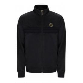 Sergio Tacchini | New Varena 8383 Classic Tonal Stripe Track Top - Black/Gold
