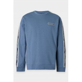 EA7 | Emporio Armani AF10377 2195 Train Rubber Tape Logo Sweat Top 