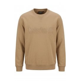 Timberland TBC0YHB7 Heritage Established 1973 Linear Logo Crew Sweat Top