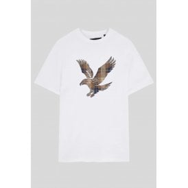 Lyle & Scott TS2570V Tartan Check Eagle Logo Crew Half Sleeve T-Shirt