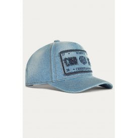 Christian Rose | CR066 Distressed Denim Iconic II Snapback Baseball Cap