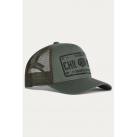Christian Rose | CR049 Iconic II Half Rhinestone Trucker Mesh Baseball Cap