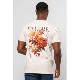Valere Milano | Gorzano VM-348 Floral Botanical Flowers Digital Graphic Print Half Sleeve T-Shirt