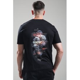 Marshall Artist | 1258 Future Proof Motion Blurred Rose Graphic Print Half Sleeve T-Shirt